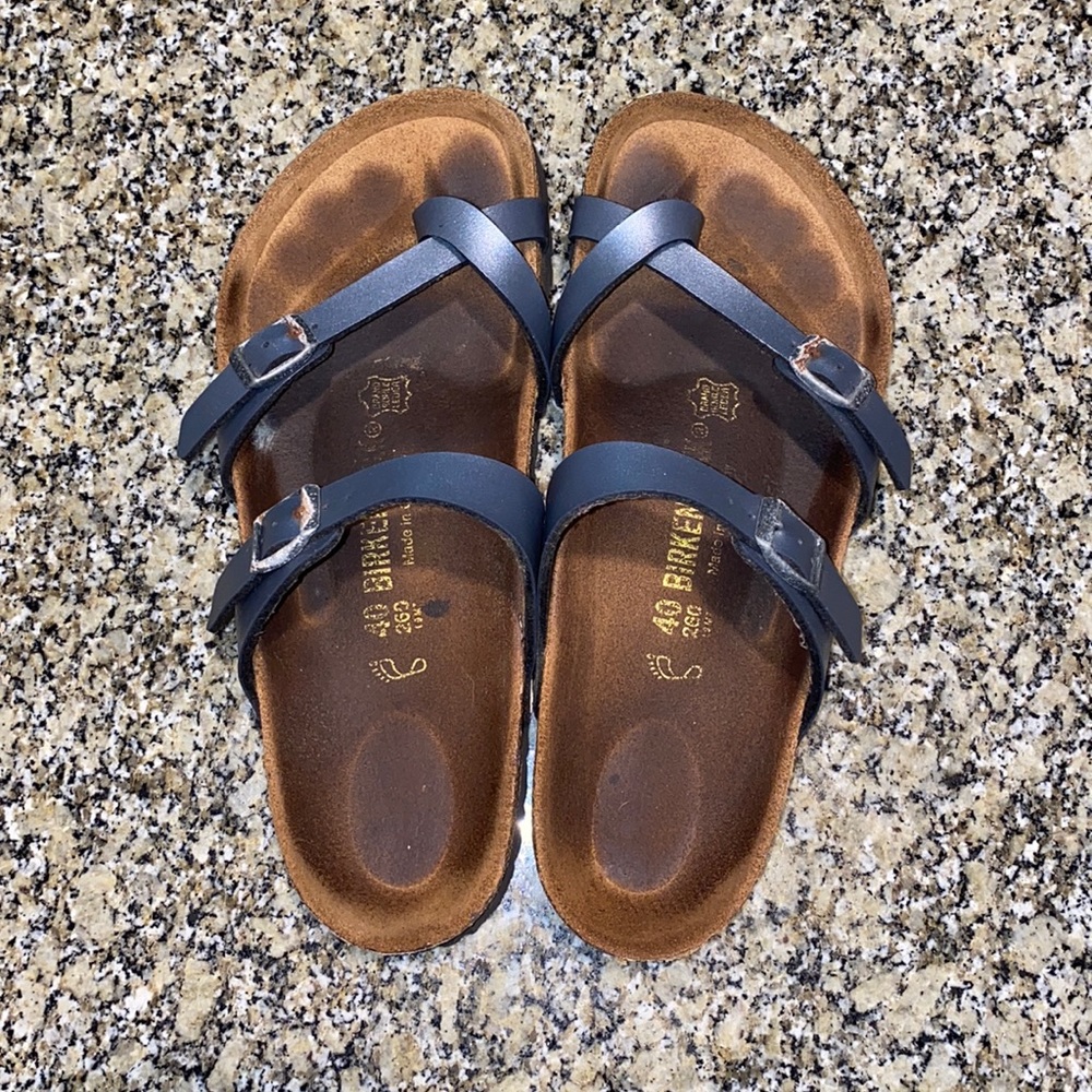 Women’s Birkenstock Mayari in Blue/Gray size 40